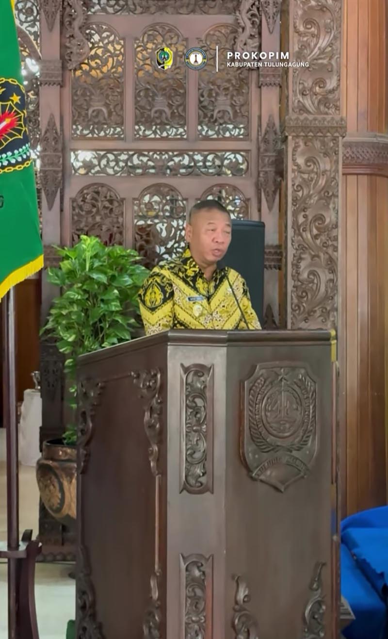 Bupati Tulungagung, H. Gatut Sunu Wibowo, S.E., M.E., menghadiri Rapat Anggota Tahunan (RAT)